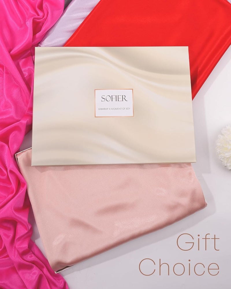 Sofier Satin Shawl Wraps for Women Evening Dresses Wedding Bridal Party Silky Scarf Formal Cover Up Bridesmaid Gifts - Image 5